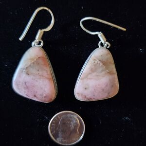 Rhodochrosite Earrings